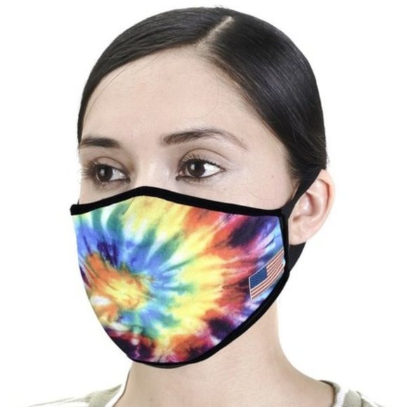 Fashion Tie Dye Face Mask - Picture 2 of 6